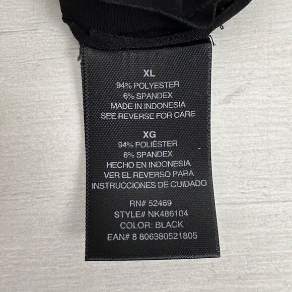 Norma Kamali Black Long Sleeves Midi Swing Dress XL Turtleneck Zip Neck Modest - Picture 11 of 16